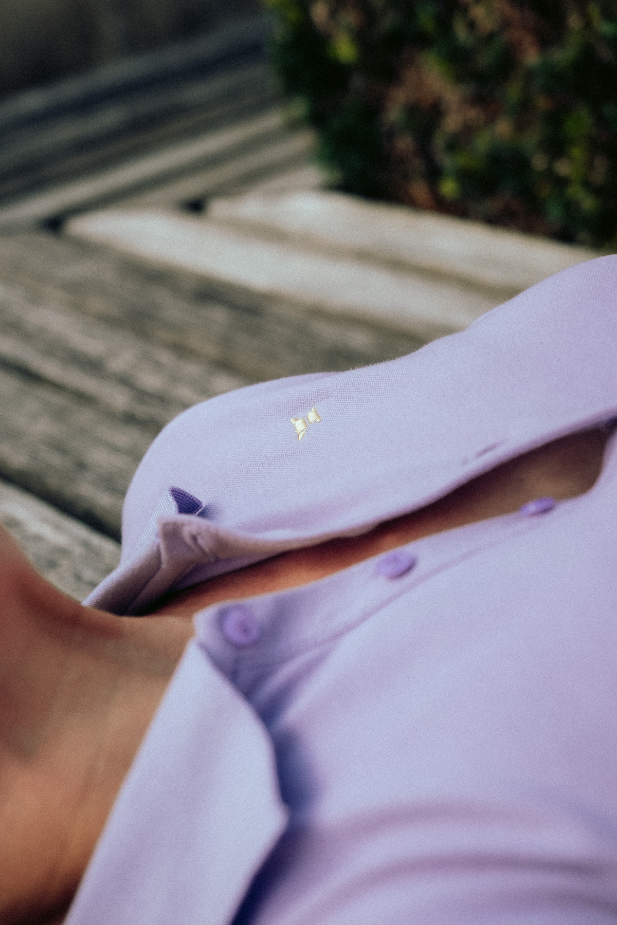 Casual Poloshirt – Lila
