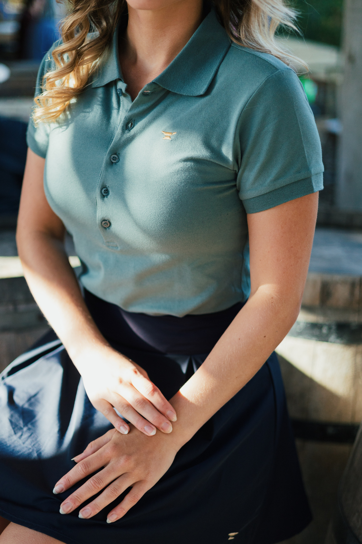Casual Poloshirt – Thymian