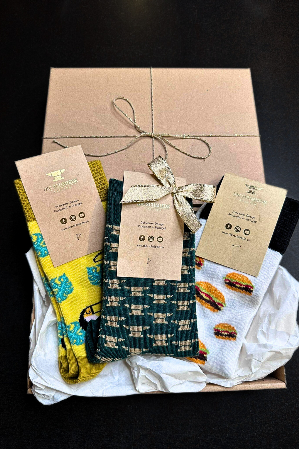 Socken - Geschenkbox M/L