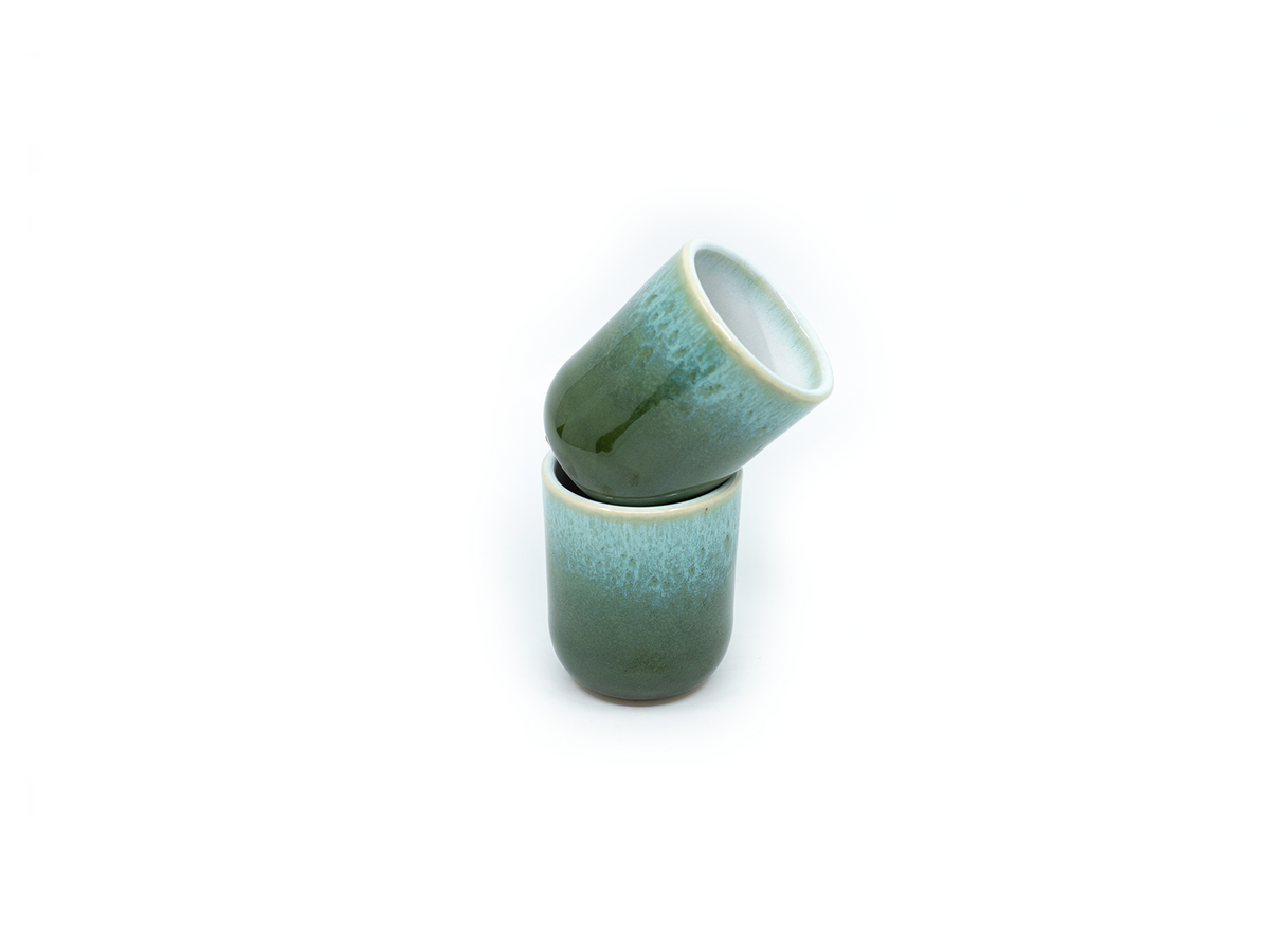 Coral Verde - Espressobecher grün reaktiv