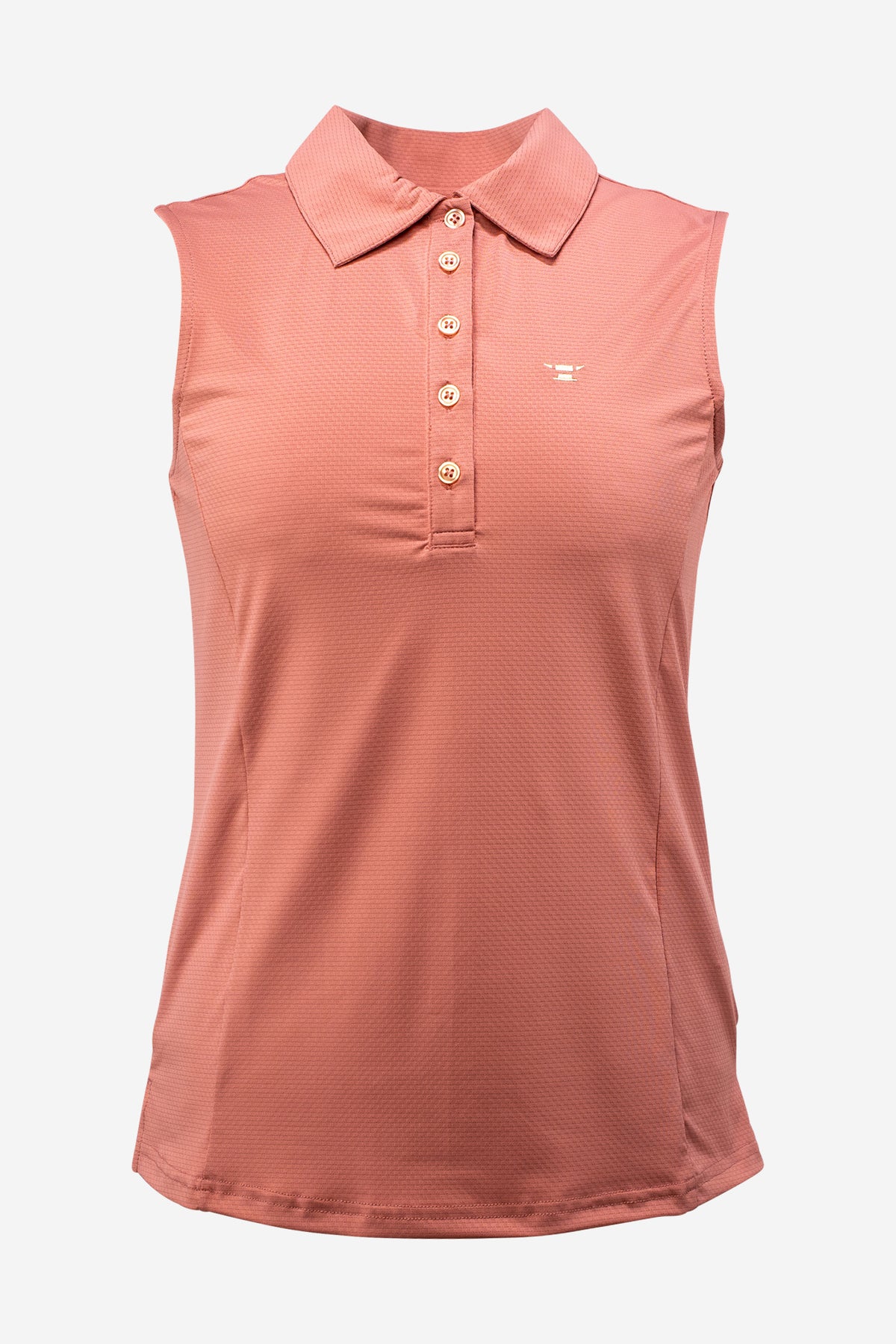 Sleeveless Performance Polo – Powder