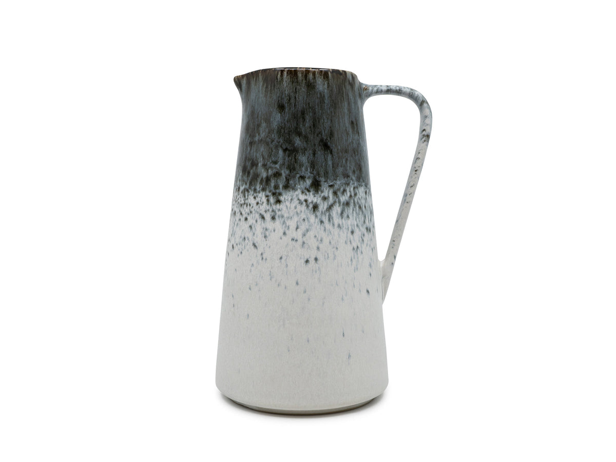 Anoitecer - Krug 1.5 l grau-weiss gesprenkelt