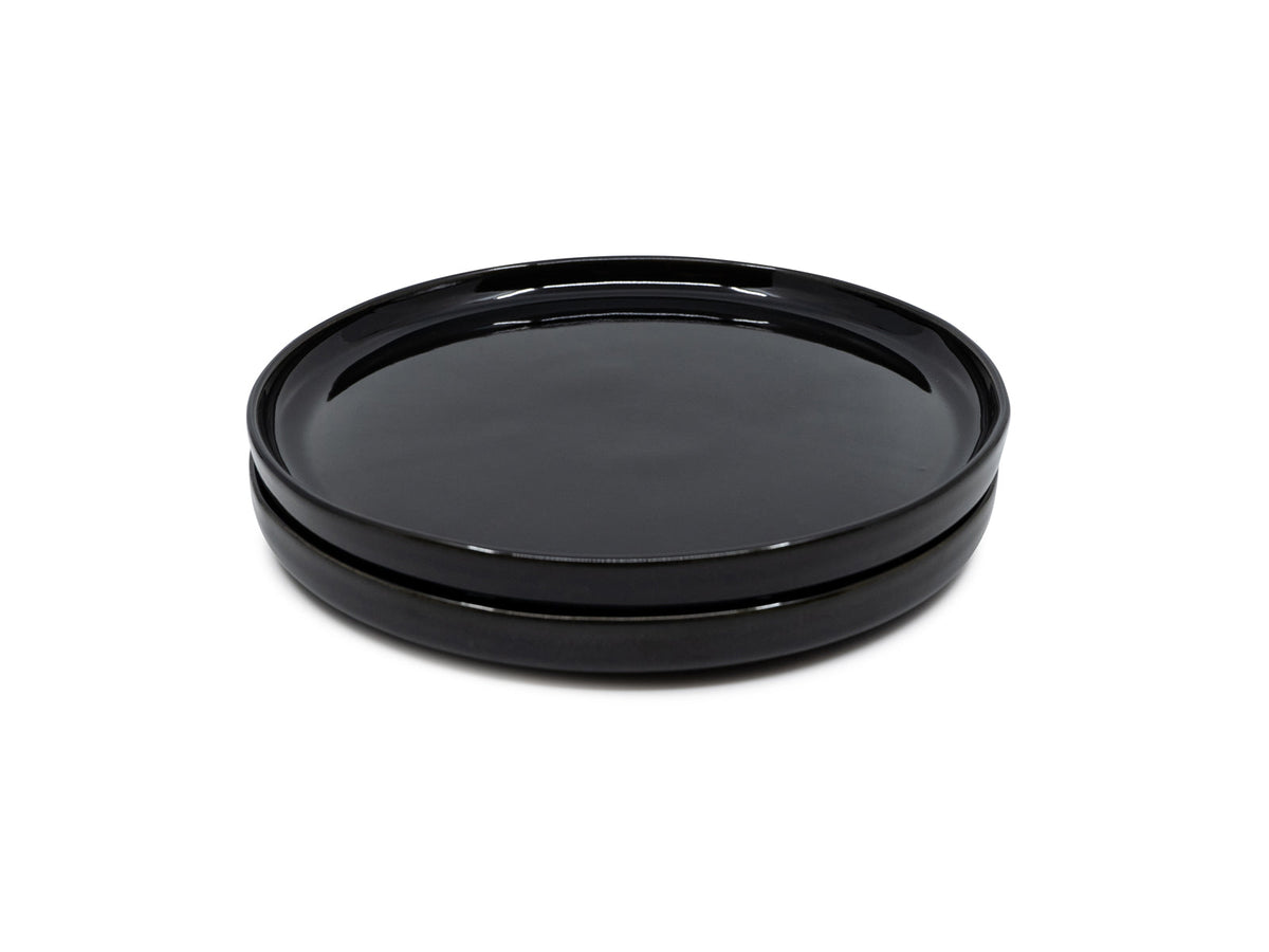 Mar à Noite - Teller klein Ø 22 cm schwarz glanz