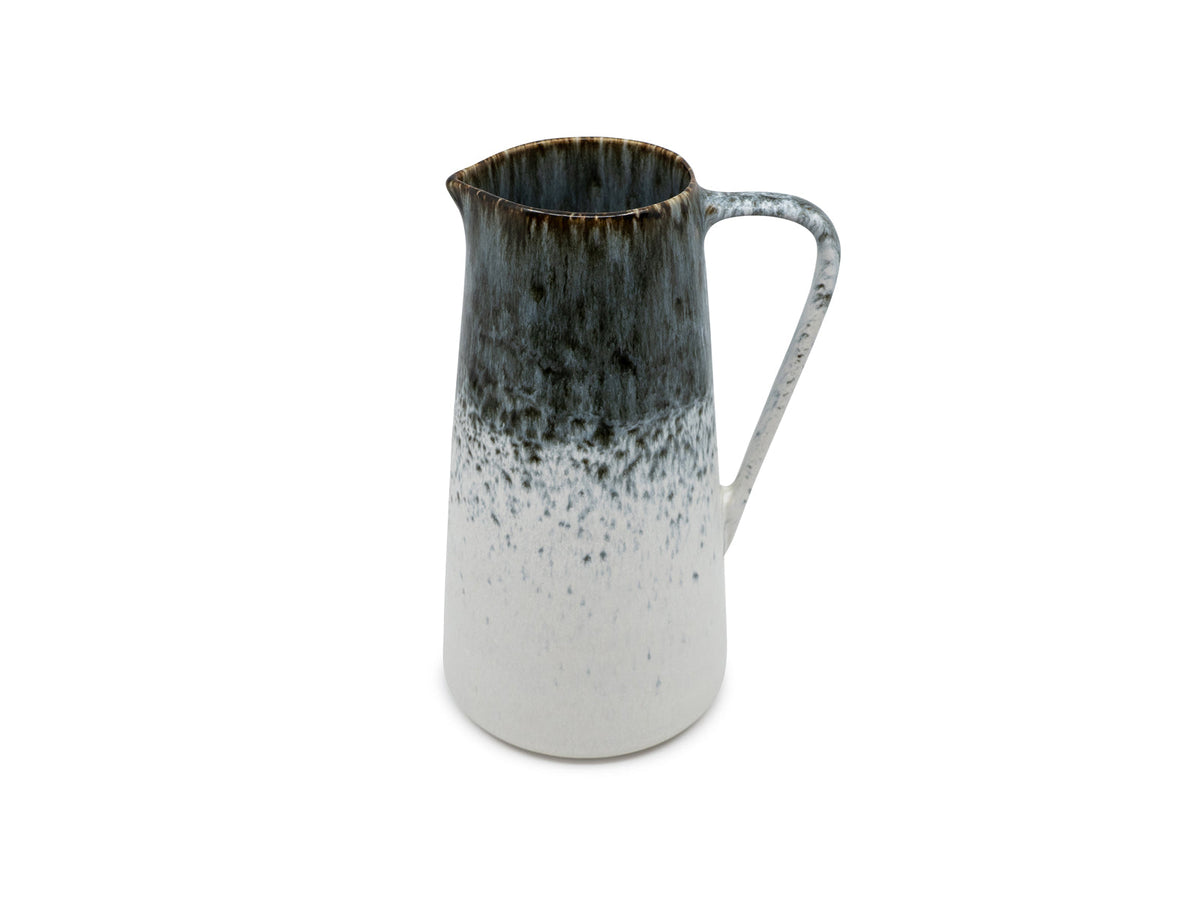 Anoitecer - Krug 1.5 l grau-weiss gesprenkelt
