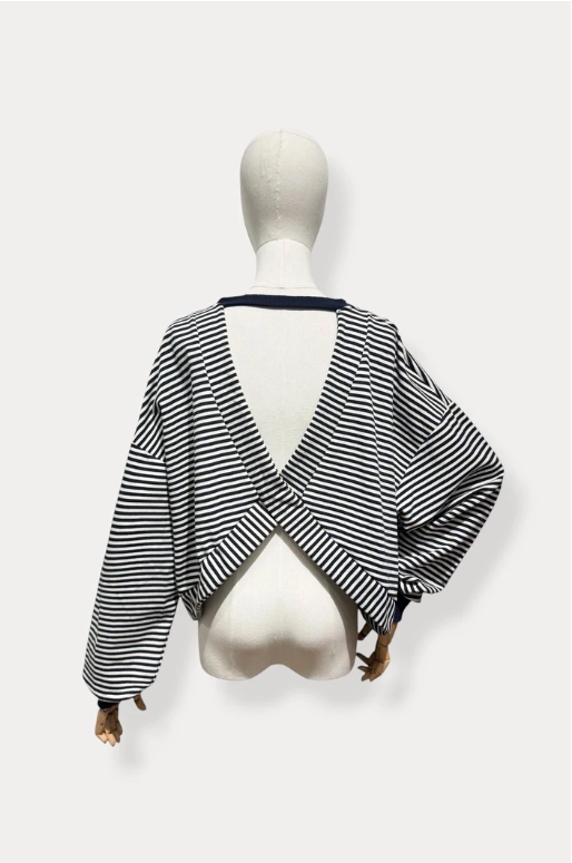 Gestreiftes Langarm Top