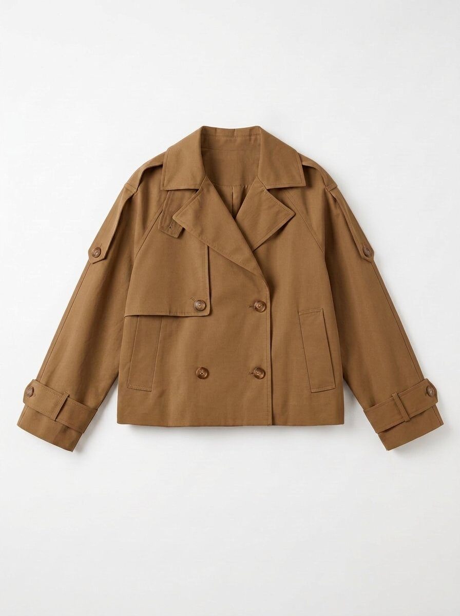 Kurzer trench coat