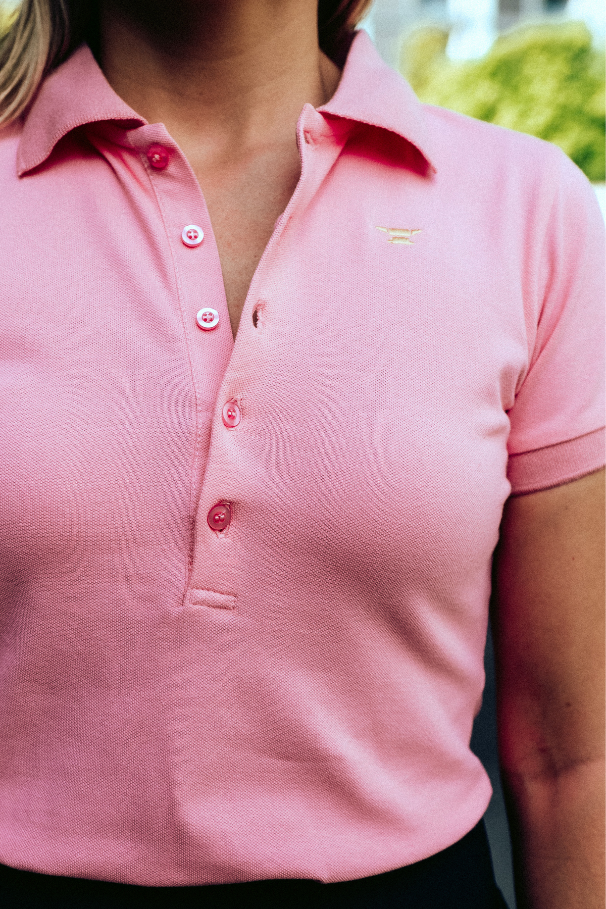 Casual Poloshirt – Rosa