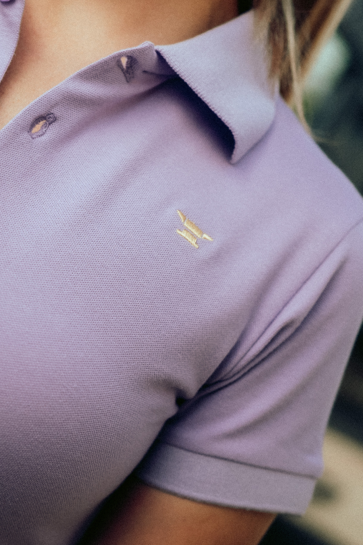 Casual Poloshirt – Lila