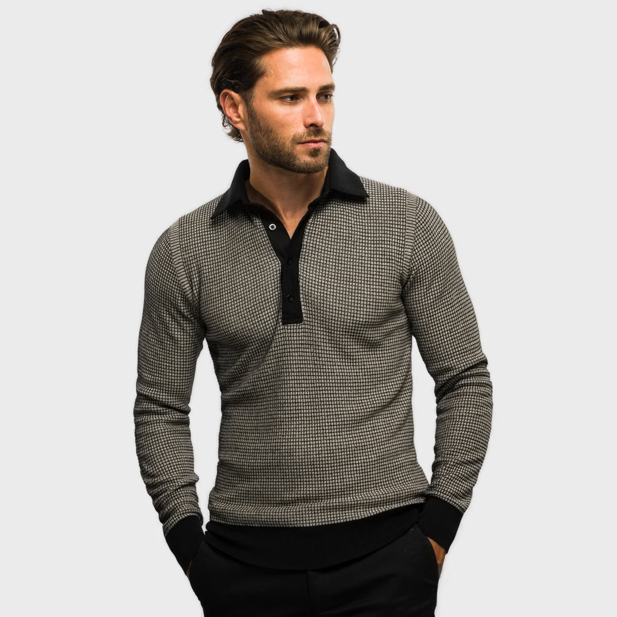The Polo Longsleeve Silk