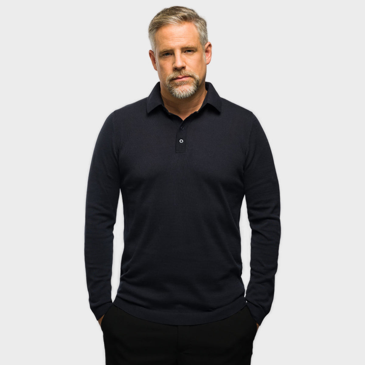 The Polo Longsleeve Mercerized