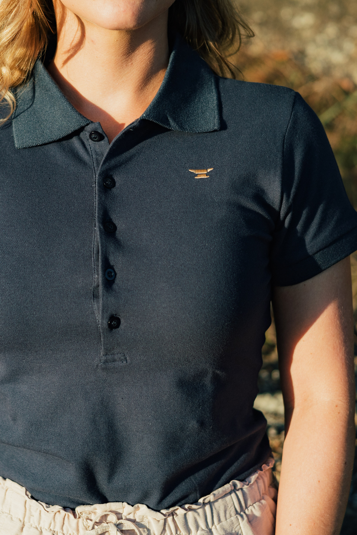 Casual Poloshirt – Dunkelblau