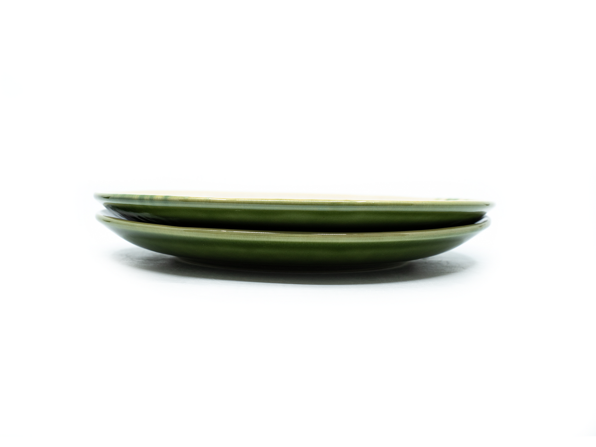 Coral Verde - Teller klein Ø 22 grün-weiss reaktiv