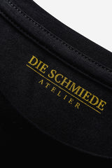 Schwarzes DIE SCHMIEDE Herren T-Shirt aus Baumwolle, vielseitig kombinierbar