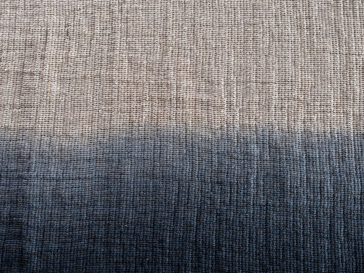 Transiçao - Tischdecke 160 x 320 Tie Dye blau