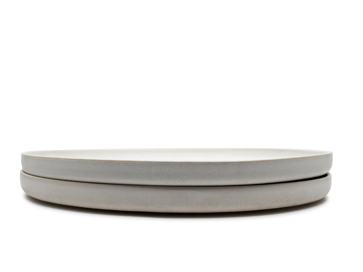 Concha Branca - Teller gross  Ø 26 cm weiss matt