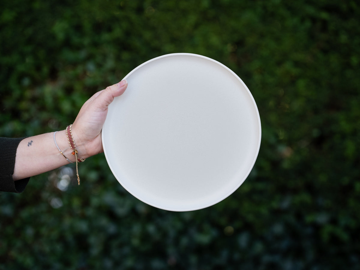 Concha Branca - Teller klein Ø 22 cm weiss matt