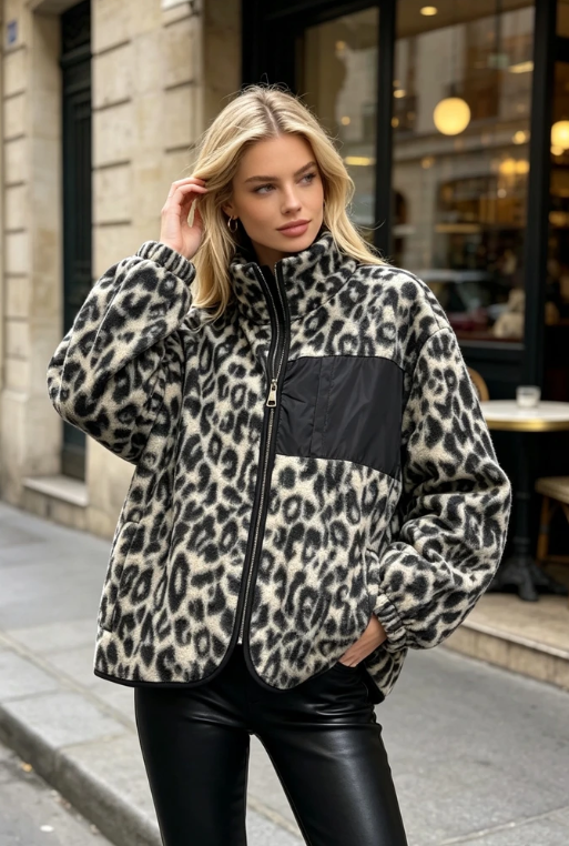 Fleecejacke, Aroma, leo
