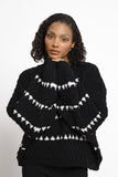 Version Tourist - Grobstrickpullover mit Herzmuster