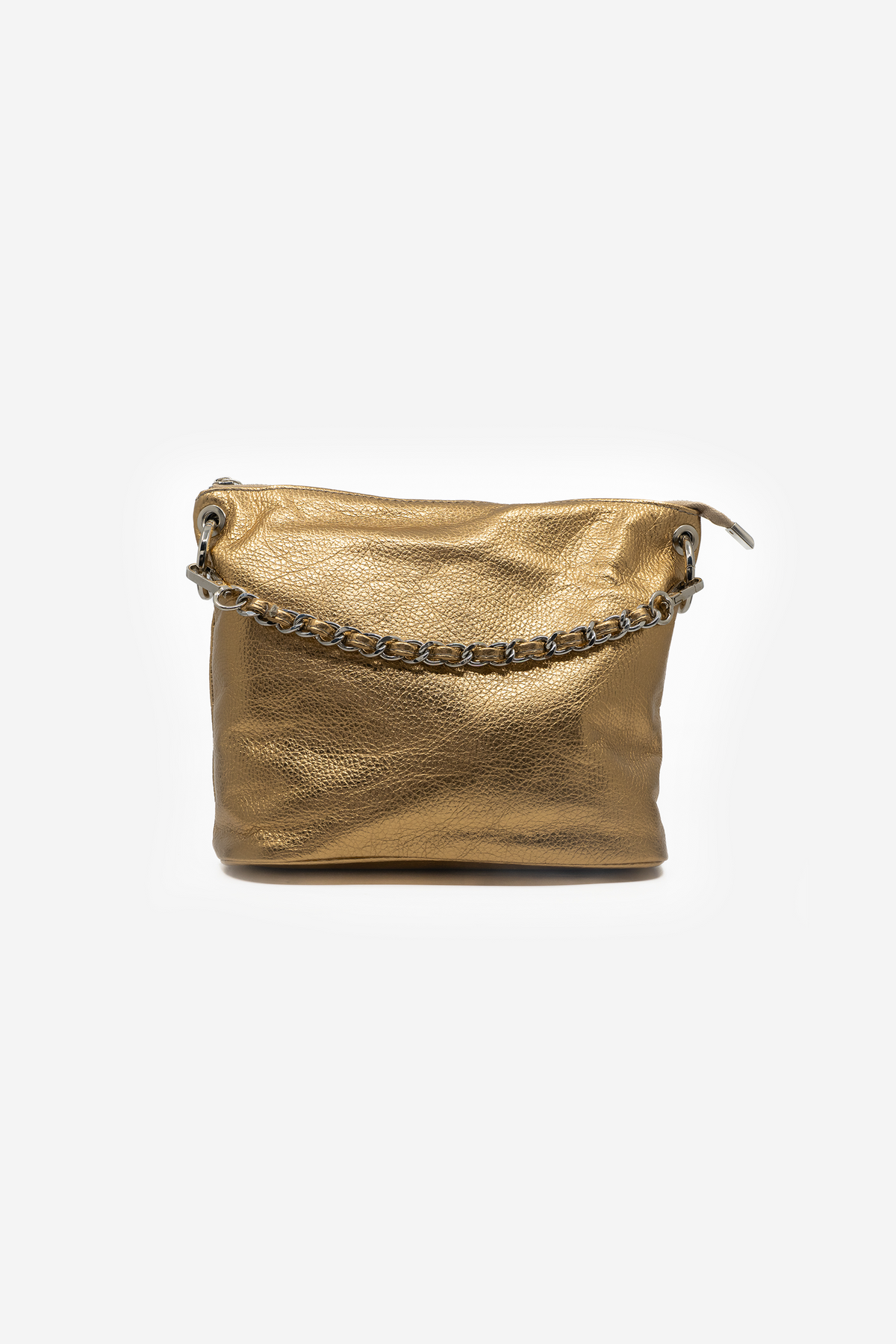 Ledertasche Gold